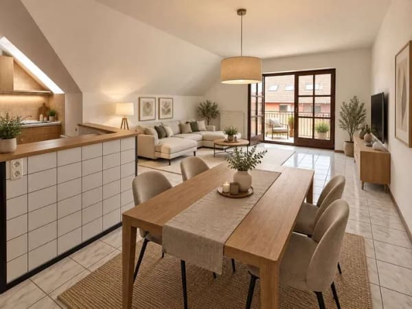 Immobilie in Oestrich-Winkel - Gepflegte 3 ZKB-Wohnung mit Balkon in ruhiger Lage von Hallgarten - Bild 1