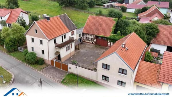Immobilie in Sonnenstein - Einfamilienhaus mit ehemaligem landwirtschaftlichem Hofensemble, Scheune und Garagen - Bild 0