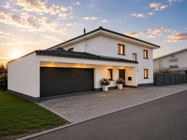 Immobilie in Eschach - Modernes Einfamilienhaus mit Pool und mediterranem Garten - Bild 0