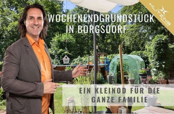 Immobilie in Hohen Neuendorf - ⭐ Eigentumsgarten mit Bungalow in Borgsdorf PROVISIONSFREI ⭐ - Bild 0