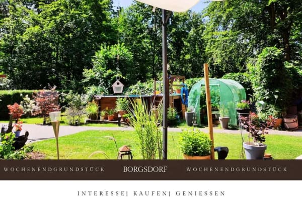 Immobilie in Hohen Neuendorf - ⭐ Eigentumsgarten mit Bungalow in Borgsdorf PROVISIONSFREI ⭐ - Bild 1