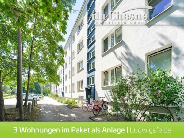 Immobilie in Ludwigsfelde - 3 Eigentumswohnungen mit vergleichbarer Wohnfläche und Zimmeranzahl in beliebter Ludwigsfelder Lage - Bild 0