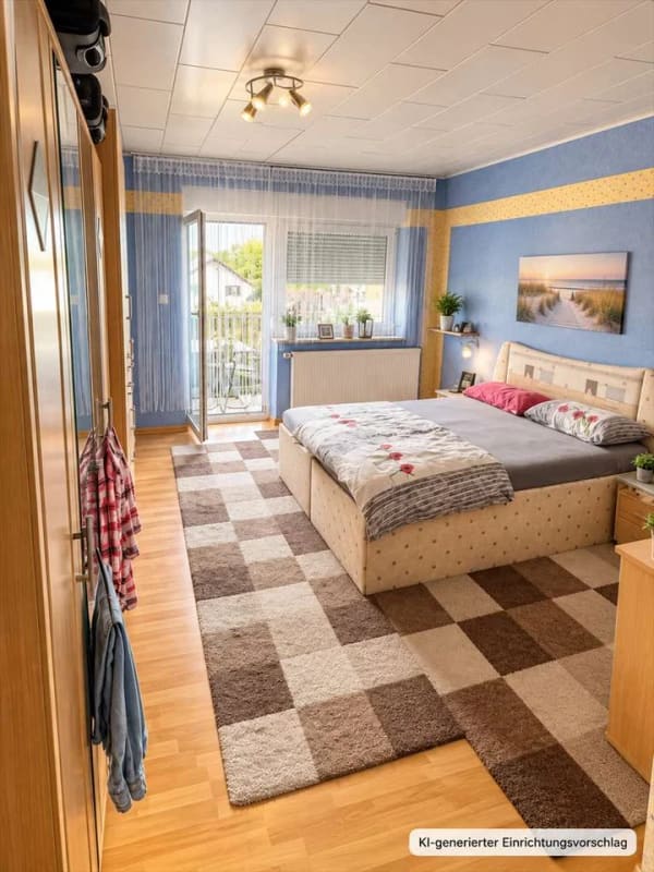 Immobilie in Edermünde - Modernisierte 3-Zimmer-Wohnung mit großem Balkon - Bild 4