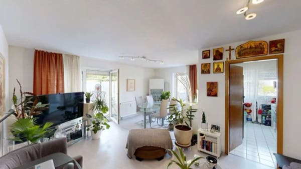 Immobilie in Neckartenzlingen - 2-Zimmer-Wohnung mit Balkon, Terrasse und Tiefgaragenstellplatz in Neckartenzlingen - Bild 3