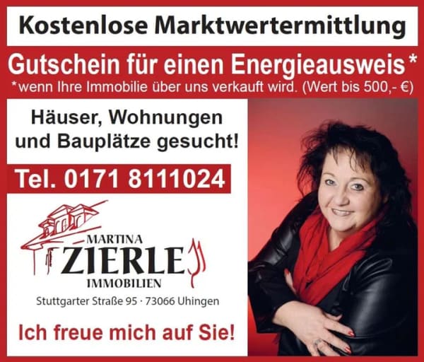 Immobilie in Ebersbach an der Fils - Lichtdurchflutete 3,5-Zimmer-Wohnung mit heller Einbauküche und sonnigen Balkon in zentraler Lage! - Bild 4