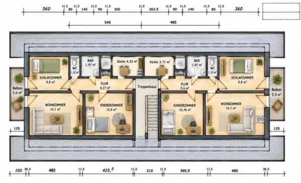 Immobilie in Ruhpolding - Mehrfamilienhaus in Ruhpolding mit 9 Wohneinheiten - Bild 4