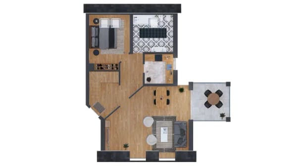 Immobilie in Nackenheim - Vermietete Maisonette auf zwei Ebenen mit Traumblick vom Balkon - Bild 2