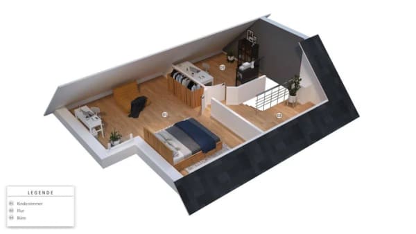 Immobilie in Nackenheim - Vermietete Maisonette auf zwei Ebenen mit Traumblick vom Balkon - Bild 3