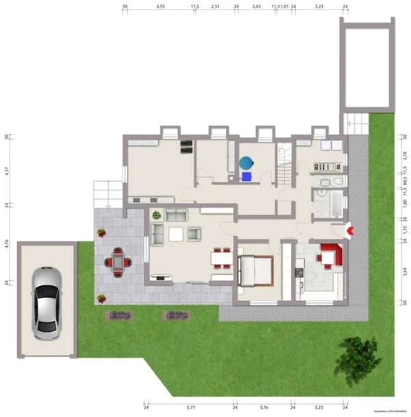 Immobilie in Walheim - Gepflegtes Einfamilienhaus mit einzigartiger Aussicht - Bild 1