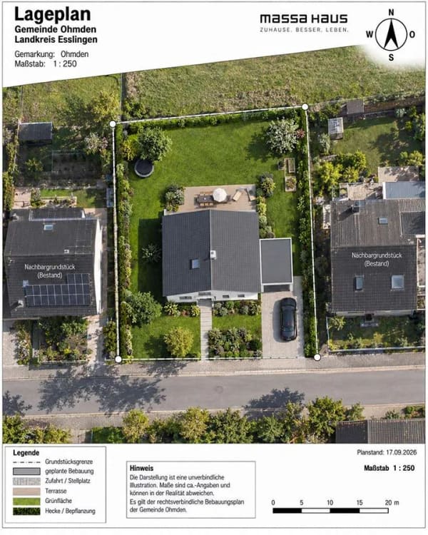 Immobilie in Ohmden - Traumhafter Grundriss für Ihr neues zu Hause - massa haus LifeStyle 13.02 S - Bild 0