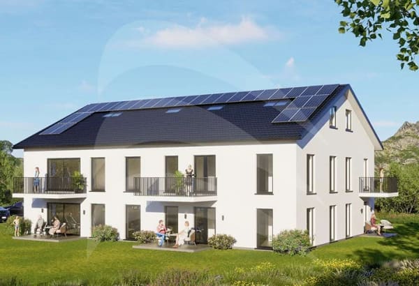 Immobilie in Donaustauf - KFW40 mit QNG-Nachhaltigkeitssiegel: Hochwertige 3-Zimmer-Wohnung in Donaustauf/Sulzbach - Bild 1