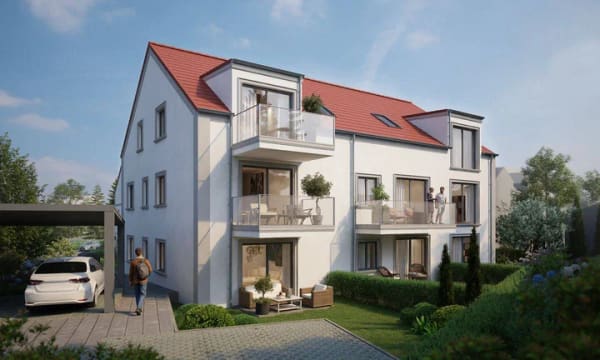 Immobilie in Wolnzach - Wohnen im Hopfenland - KFW 40 QNG Neubau - Etagenwohnung in Wolnzach - Bild 0