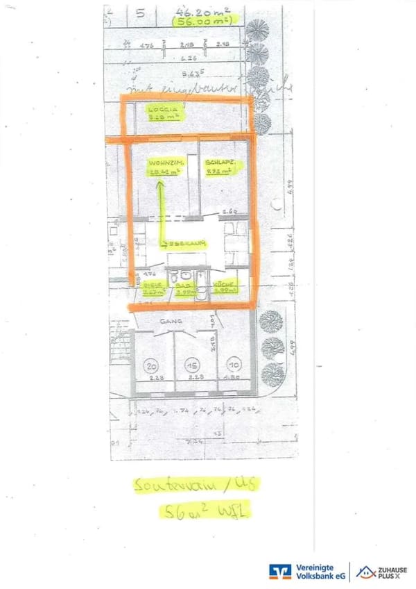Immobilie in Bad Driburg - Gepflegte, vermietete 56 m² Souterrain-Eigentumswohnung - Bild 2