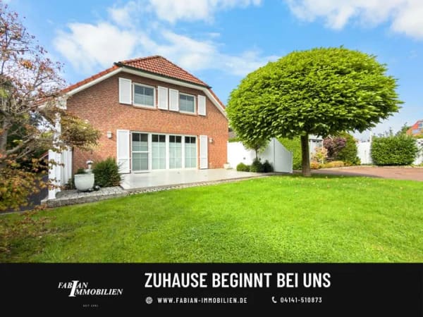 Immobilie in Oberndorf - Wohnen, wo andere Urlaub machen – repräsentatives Einfamilienhaus direkt an der Oste - Bild 0