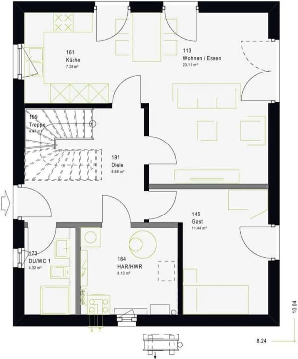 Immobilie in Owen - Kompaktes Einfamilienhaus für Ihr Eigenheim - massa haus LifeStyle 13.02 S - Bild 3