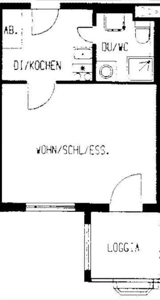 Immobilie in Tamm - Gepflegte 1-Zimmer-Wohnung mit Doppelparker in Tamm - Bild 4