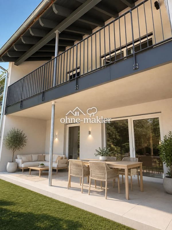 Immobilie in Hauzenberg - Moderne Wohnung mit Terrasse und Garten im Zentrum von Hauzenberg - Bild 0