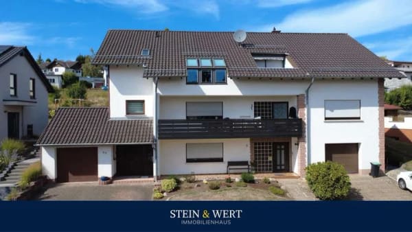 Immobilie in Marpingen - Gepflegte DG-Wohnung im Zweifamilienhaus – Loggia, Terrasse & eigener Bürobereich - Bild 0