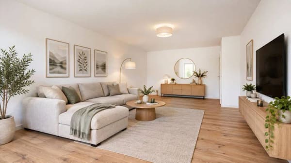Immobilie in Oberaudorf - Attraktive 3-Zimmer-Wohnung mit Balkon, Bergpanorama und Stellplatz - Bild 3