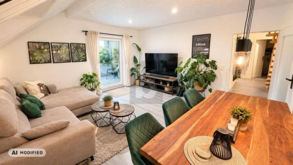 Immobilie in Untergruppenbach - MAISONETTE-FLAIR MIT BALKON & BURGBLICK - Bild 0