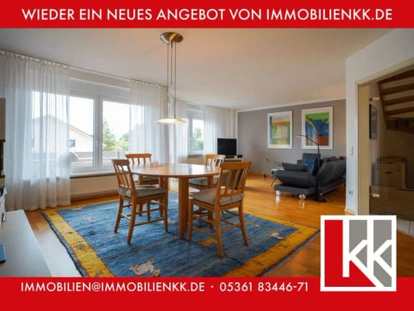 Immobilie in Isenbüttel - Wohnen auf zwei Ebenen – gepflegte Maisonettewohnung in Isenbüttel - Bild 0