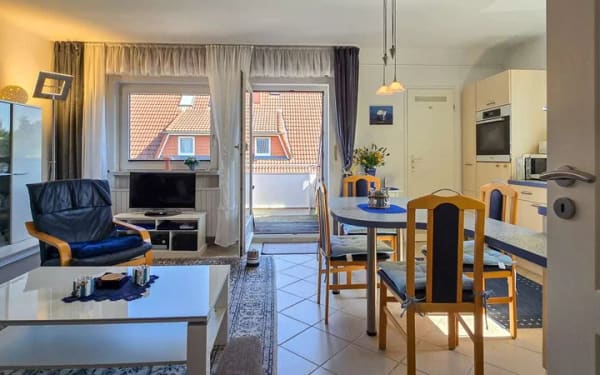 Immobilie in Sankt Peter-Ording - Gepflegte 2-Zimmer Wohnung mit Südbalkon - zu Fuß nach SPO Dorf - Bild 2
