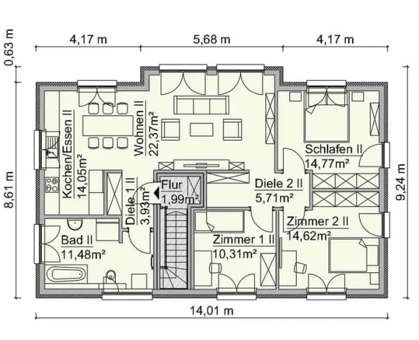 Immobilie in Horgenzell - Erst bauen - dann Zahlen! Mehrgenerationenhaus oder EFH - Bild 4