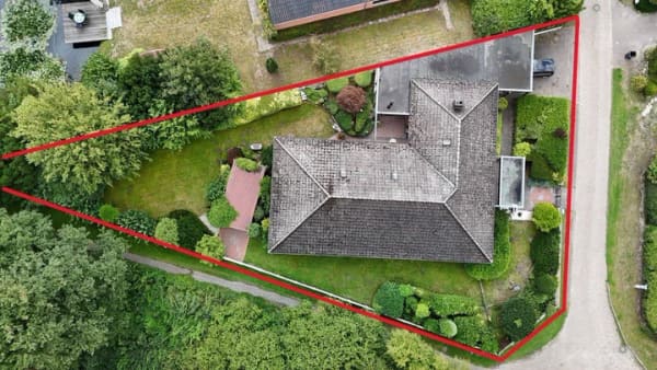 Immobilie in Harpstedt - Architektenbungalow in bester Randlage (Delmenähe) - großzügig, individuell und  vielseitig - Bild 1