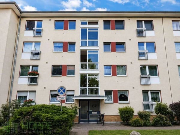 Immobilie in Berlin - Rudow - Vermietete 1-Zimmer Wohnung mit Balkon in ruhiger Lage im Blumenviertel - Bild 1