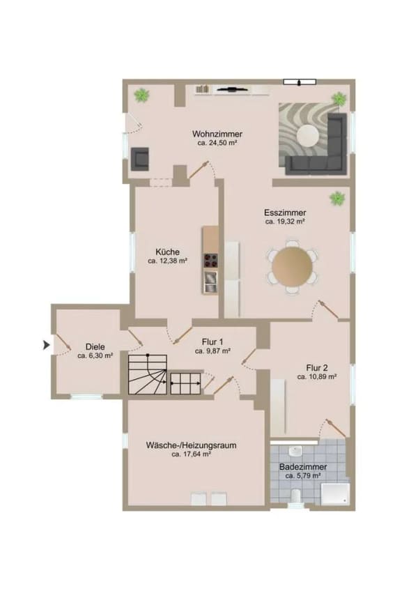Immobilie in Bitterfeld-Wolfen - Fertig zum Wohlfühlen, offen für Ideen: Zweifamilienhaus mit Pool und Solarstrom in Thalheim! - Bild 2