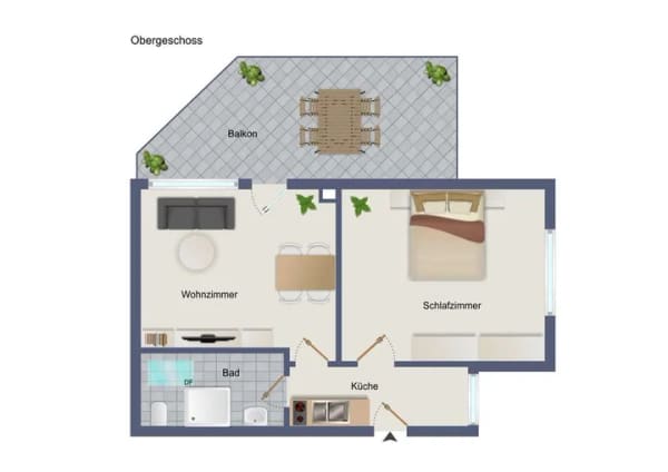 Immobilie in Ober-Ramstadt - Moderne 2-Zimmer-Wohnung in ruhiger Wohnlage - Bild 1