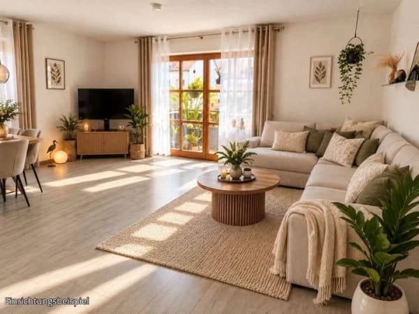 Immobilie in Nandlstadt - Stilvolle 3-Zimmer-Wohnung mit Sonnenbalkon & idealer Raumaufteilung in Nandlstadt - Bild 3