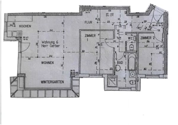 Immobilie in Bahlingen - 3 - Zimmer-OG-Wohnung mit Wintergarten und Tiefgargagenstellplatz              - Bild 2