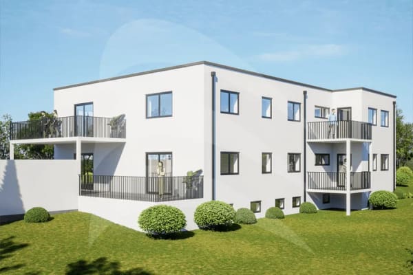 Immobilie in Altenthann - KfW40-Neubau mit QNG: Mehrfamilienhaus mit 4 hochwertigen Wohnungen und Garagen - Bild 1
