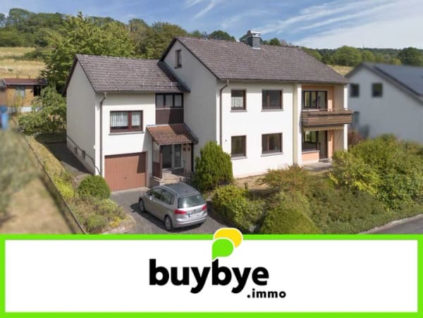 Immobilie in Hilders - Hilders (Rhön): solides Einfamilienhaus mit Aussicht und Einliegerwohnung - Bild 0