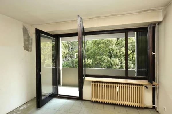 Immobilie in Karlsruhe - 1-Zimmer-Wohnung mit Küche, Bad und Balkon ins Grüne in der Kaiserallee - Bild 4