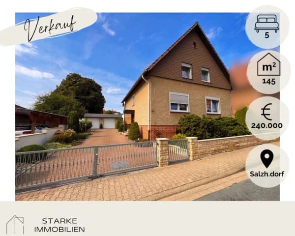 Immobilie in Salzhemmendorf - Einfamilienhaus mit großem Garten/Dachterrasse/Doppelgarage zentral in Salzhemmendorf - Bild 0