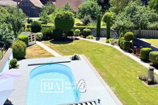 Immobilie in Neuried - Einzigartiges Anwesen mit einem Einfamilienhaus u. Zweifamilienhaus - mit Pool u. traumhaftem Garten - Bild 4