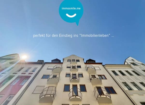 Immobilie in Chemnitz - 1-Zimmer • Balkon • Einbauküche • Fix und Flip • Lutherviertel • in Chemnitz • jetzt KAUFEN! - Bild 0