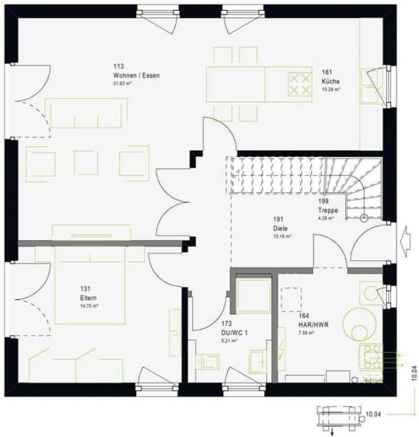 Immobilie in Fahrenbach - LifeStyle 14.01 S - Modernes Einfamilienhaus mit Satteldach, individuell geplant. - Bild 2