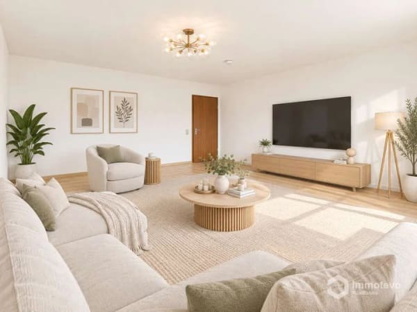 Immobilie in Dannstadt-Schauernheim - Gepflegte 3-Zimmer-Wohnung mit Balkon/Terrasse, Stellplatz im modernisierten Wohnhaus - Bild 2