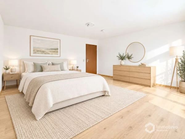 Immobilie in Dannstadt-Schauernheim - Gepflegte 3-Zimmer-Wohnung mit Balkon/Terrasse, Stellplatz im modernisierten Wohnhaus - Bild 4