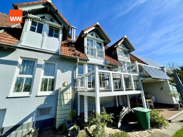 Immobilie in Ötigheim - *ZWEI SCHÖNE HÄUSER auf einem Grundstück: Mit Terrasse, Garten, Balkone, Garage,Stellplätze - Bild 0