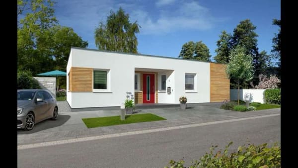 Immobilie in Münchhausen - Fertighaus Bungalow in Münchhausen - individuell projektiert und schlüsselfertig - Bild 1