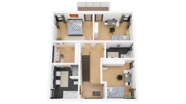 Immobilie in Münchhausen - Projektierte Stadtvilla in Münchhausen mit 4 Zimmern - Bild 1