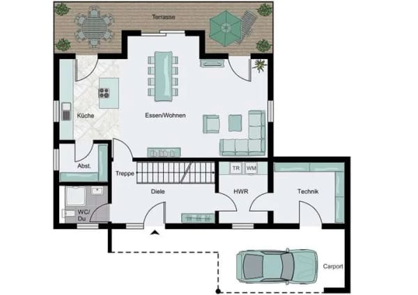Immobilie in Münchhausen - Individuell geplantes Einfamilienhaus in Münchhausen - Bild 3