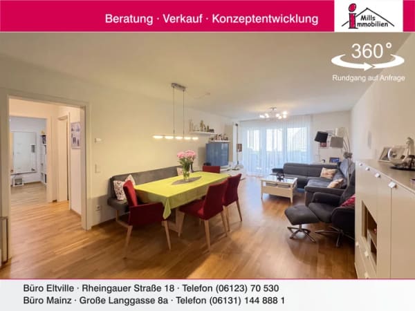 Immobilie in Ober-Olm - Neuwertige Eigentumswohnung mit schönem Balkon und Aufzug in ruhiger Lage von Ober-Olm - Bild 0