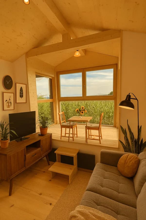 Immobilie in Traunstein - Tiny Haus Chalet Sonntagshorn  auf Pachtgrund für 8 Jahre - Erstbezug Sommer 2027 - Bild 3