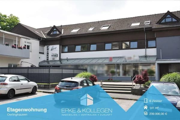 Immobilie in Oerlinghausen - 2 Wohnungen // 2 Balkone // 2 Stellplätze // 6 Zimmer - Bild 0