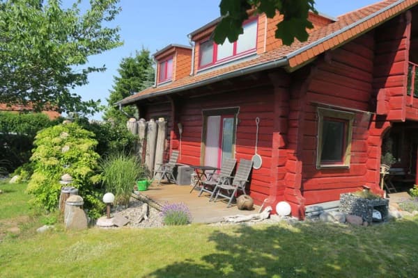 Immobilie in Pruchten - Ein Juwel mit viel Liebe zum Detail  - außergewöhnliches Blockhaus nahe Zingst - Bild 0